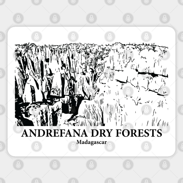 Andrefana Dry Forests - Madagascar Magnet by Lakeric